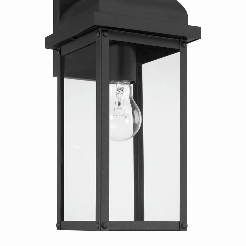 Artcraft AC8181BK One Light Outdoor Wall Sconce, Black