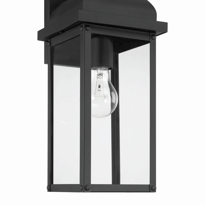Artcraft AC8181BK One Light Outdoor Wall Sconce, Black