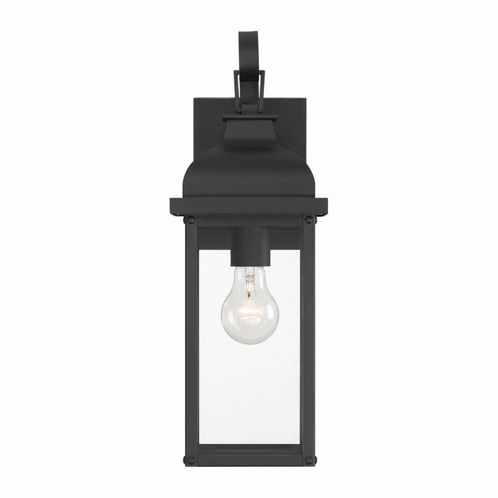 Artcraft AC8181BK One Light Outdoor Wall Sconce, Black