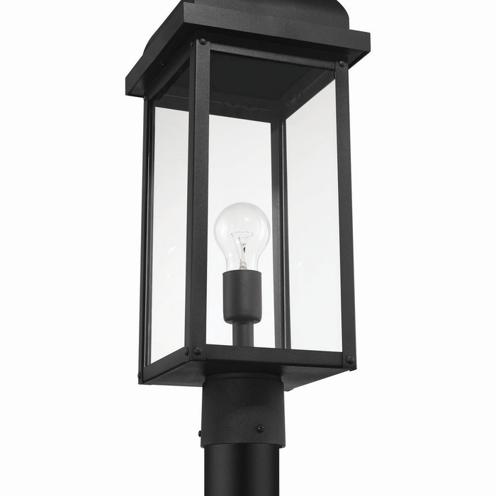 Artcraft AC8183BK One Light Outdoor Post Mount, Black