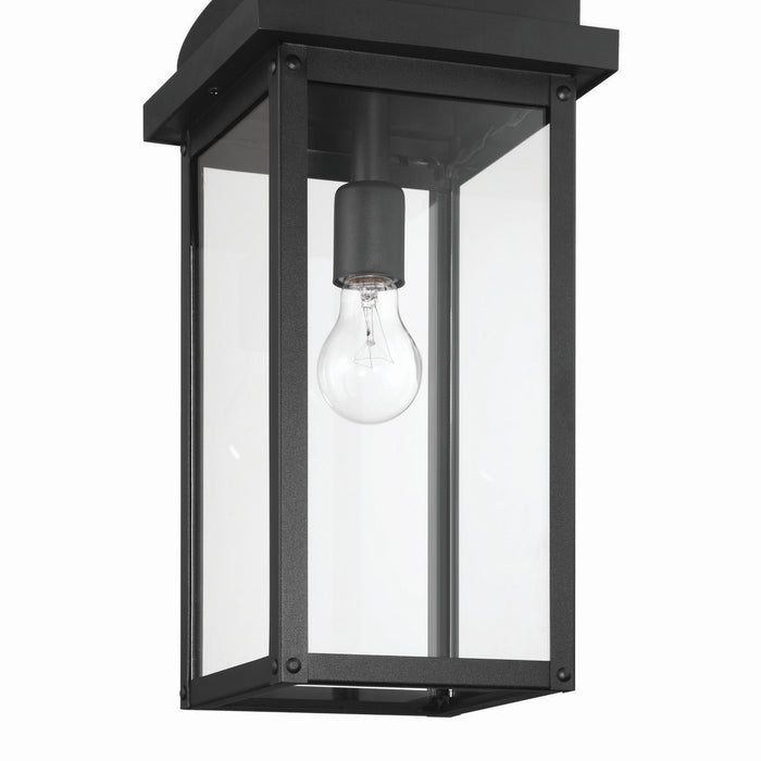 Artcraft AC8185BK One Light Outdoor Pendant, Black