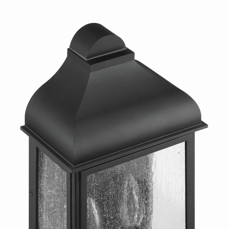 Artcraft AC8186BK Two Light Outdoor Wall Sconce, Black