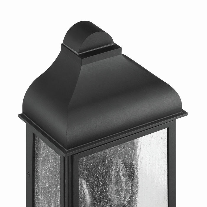 Artcraft AC8186BK Two Light Outdoor Wall Sconce, Black