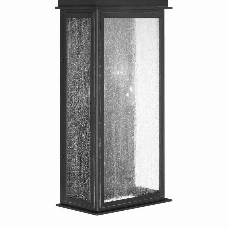 Artcraft AC8187BK Three Light Outdoor Wall Sconce, Black