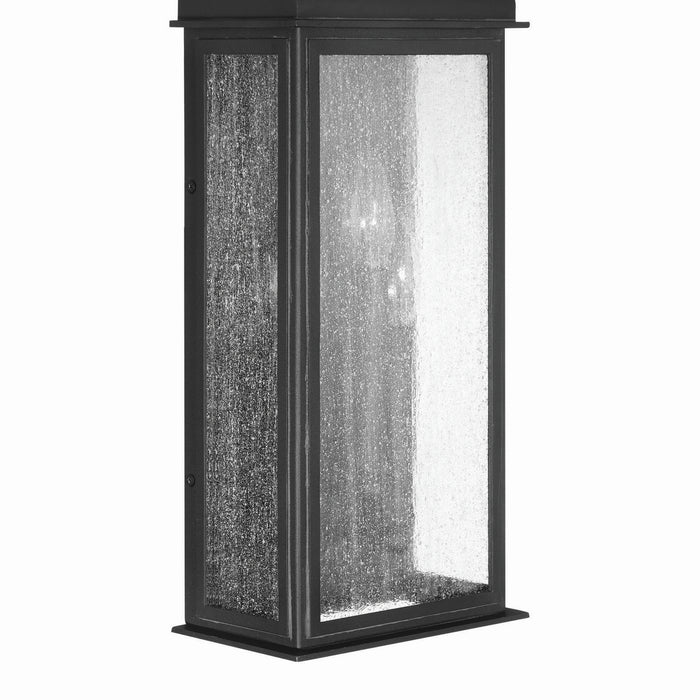 Artcraft AC8187BK Three Light Outdoor Wall Sconce, Black