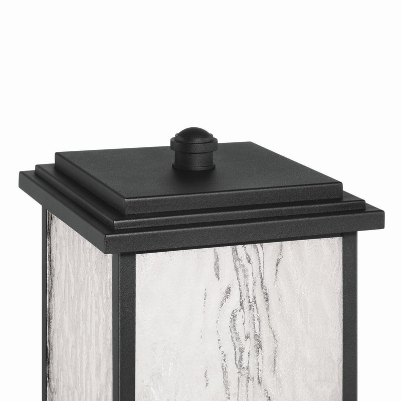 Artcraft AC9273BK Three Light Outdoor Post Mount, Black, Brass