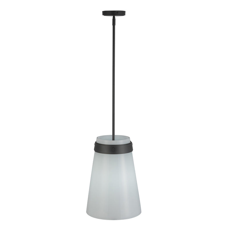Artcraft AC10640BK One Light Pendant, Black