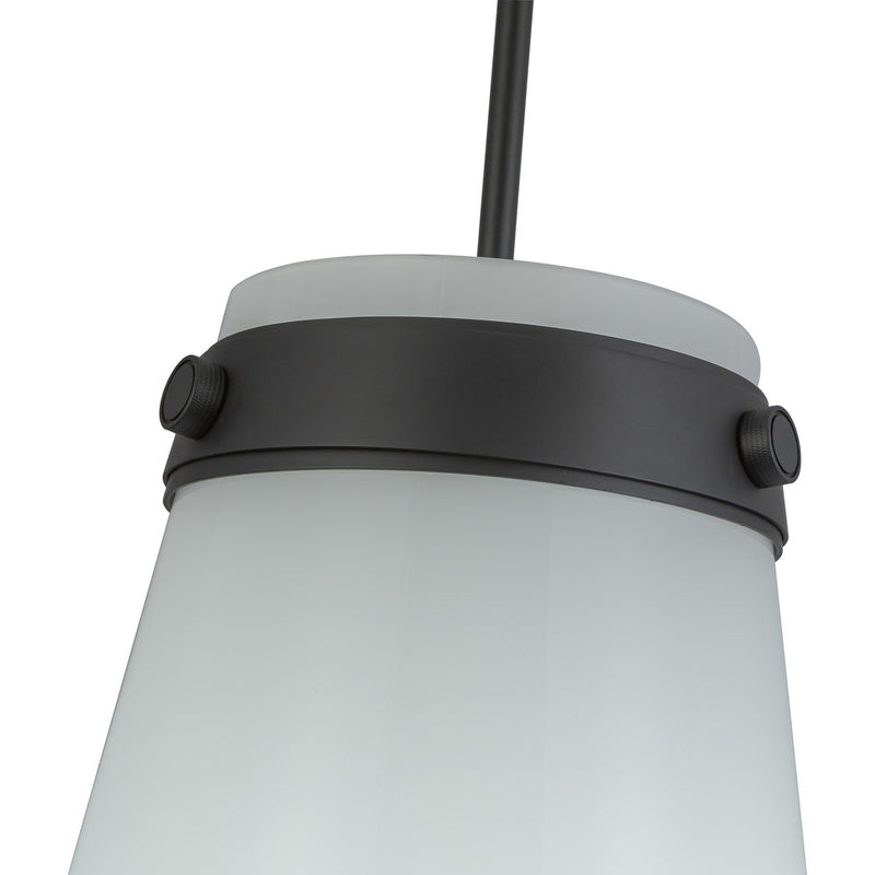 Artcraft AC10640BK One Light Pendant, Black