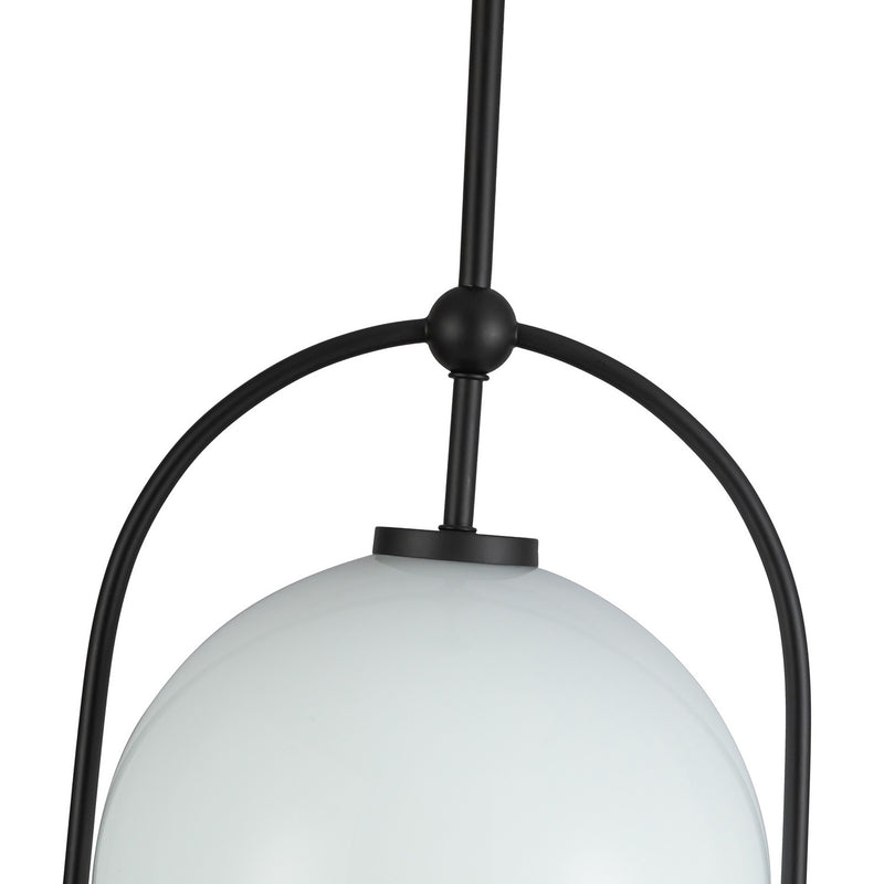 Artcraft AC10650BK One Light Pendant, Black