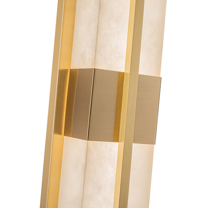 Artcraft AC11776BR LED Wall Sconce, Brushed Brass