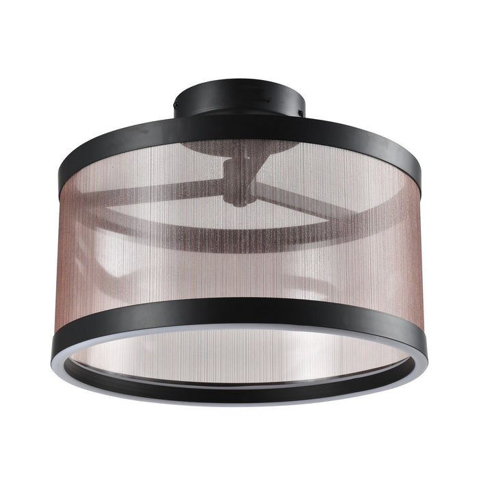 Artcraft AC11893BZ LED Semi Flush Mount, Bronze