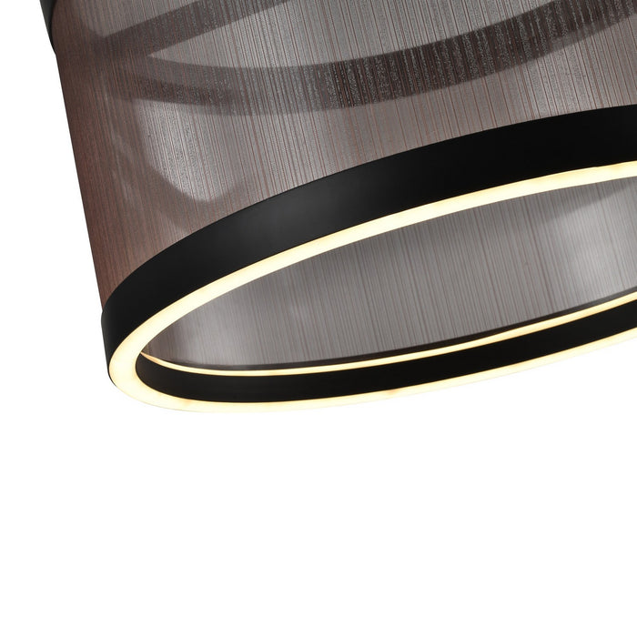 Artcraft AC11893BZ LED Semi Flush Mount, Bronze