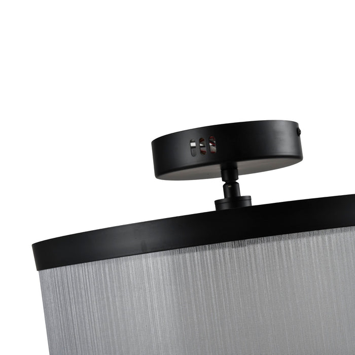 Artcraft AC11893SL LED Semi Flush Mount, Silver