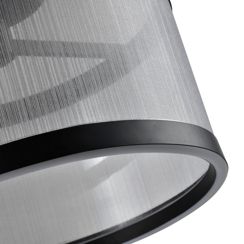 Artcraft AC11893SL LED Semi Flush Mount, Silver