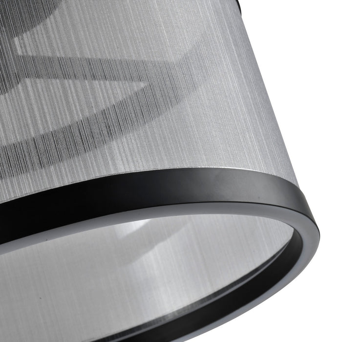Artcraft AC11893SL LED Semi Flush Mount, Silver