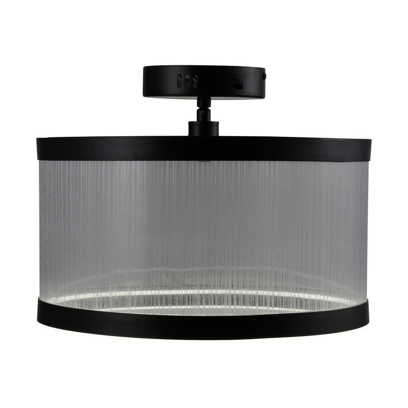 Artcraft AC11893SL LED Semi Flush Mount, Silver