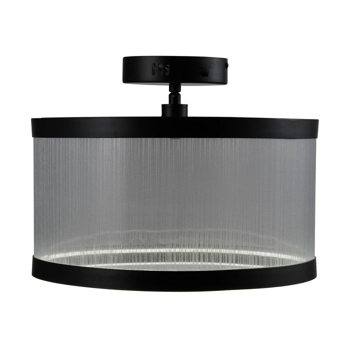 Artcraft AC11893SL LED Semi Flush Mount, Silver