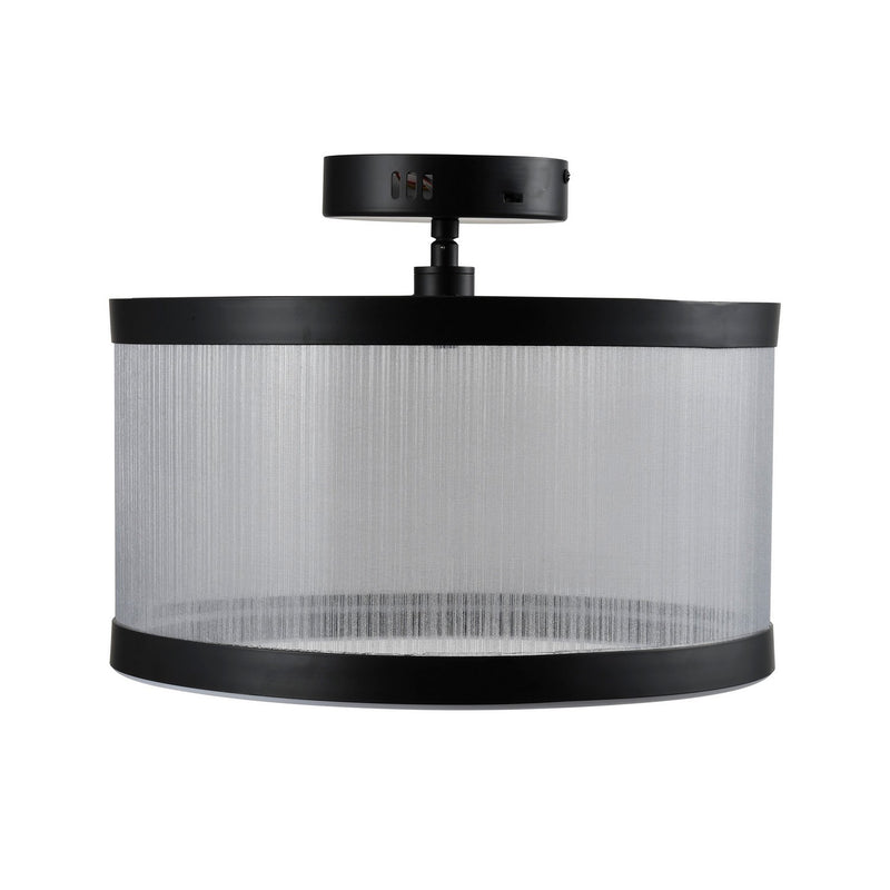 Artcraft AC11893SL LED Semi Flush Mount, Silver
