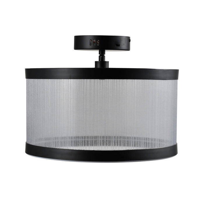 Artcraft AC11893SL LED Semi Flush Mount, Silver