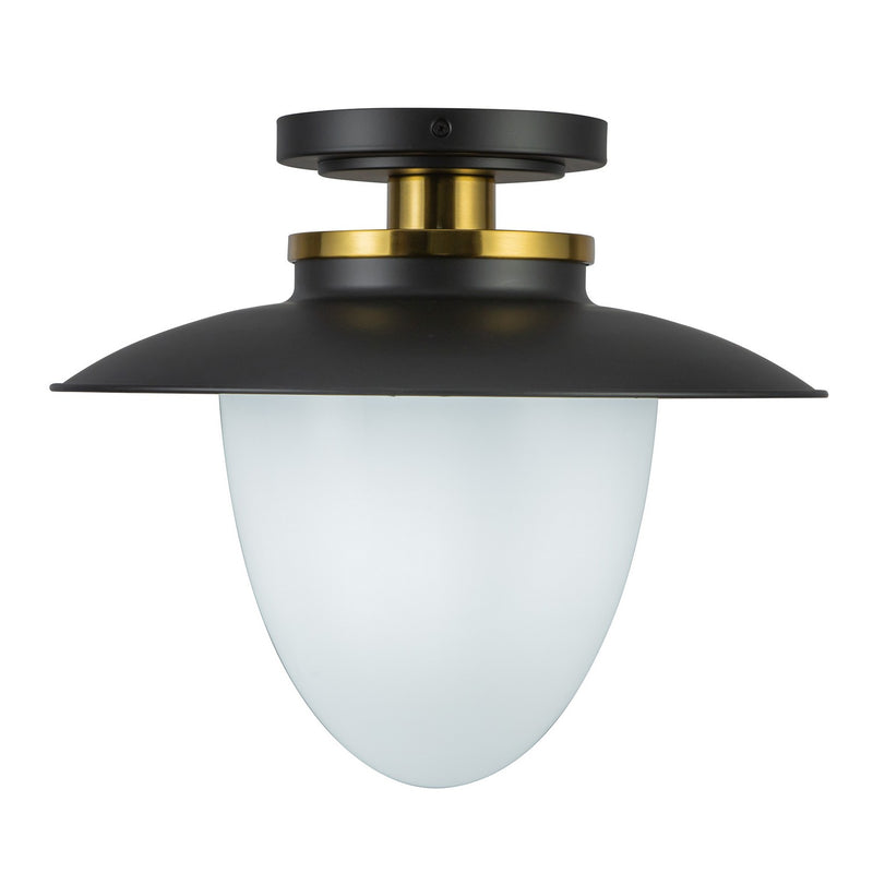 Artcraft AC11905BB One Light Pendant, Black