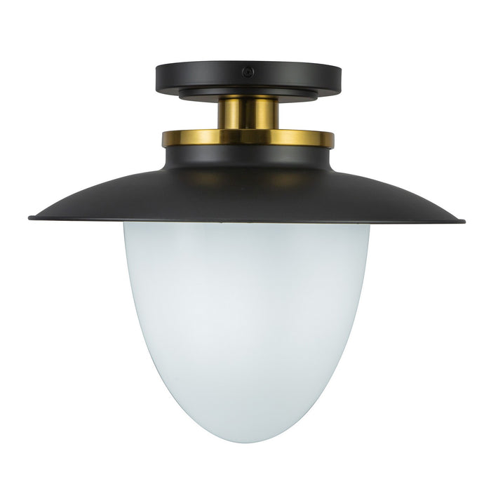 Artcraft AC11905BB One Light Pendant, Black