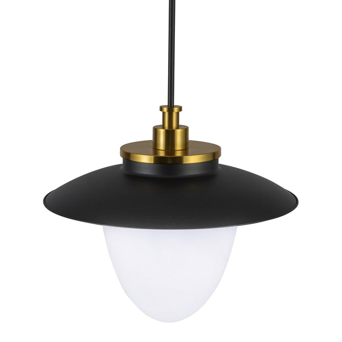 Artcraft AC11906BB Three Light Pendant, Brushed Brass