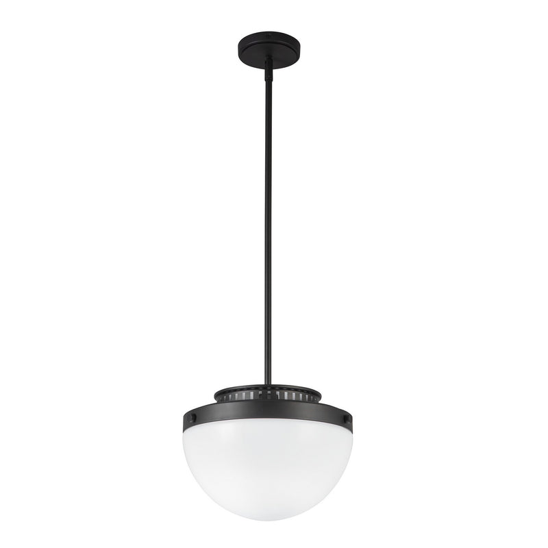 Artcraft AC12010BK One Light Pendant, Black