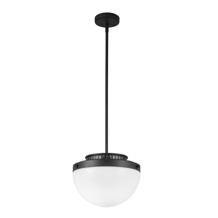 Artcraft AC12010BK One Light Pendant, Black