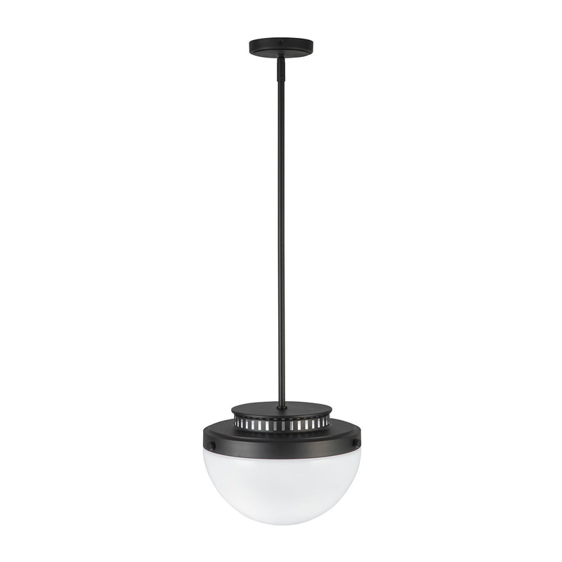 Artcraft AC12010BK One Light Pendant, Black