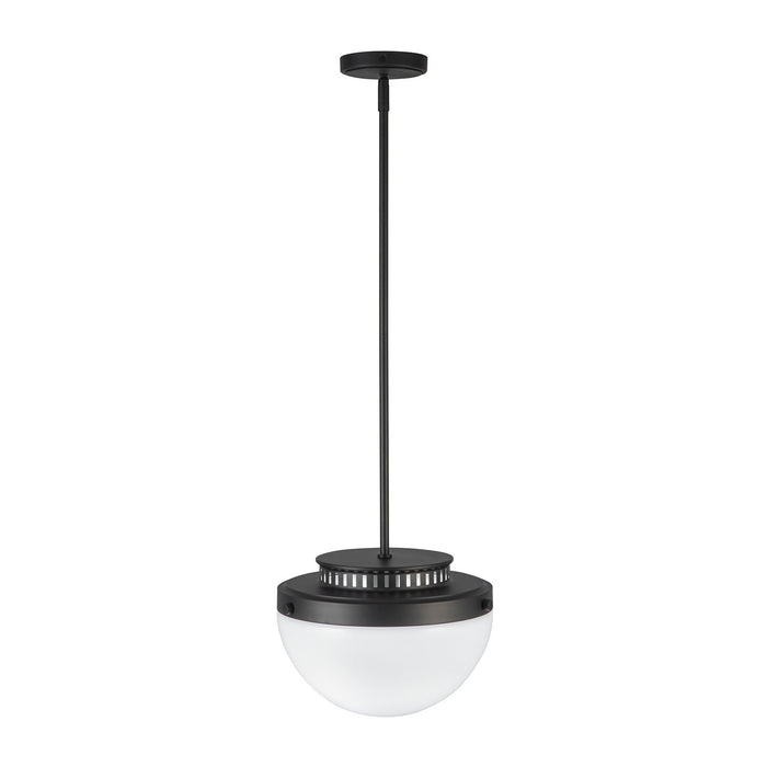 Artcraft AC12010BK One Light Pendant, Black