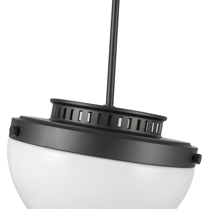 Artcraft AC12010BK One Light Pendant, Black