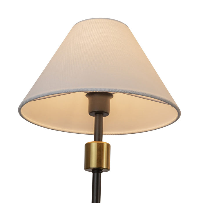 Artcraft AC12039BB 15 Light Chandelier, Black, Brushed Brass