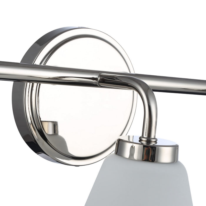 Artcraft AC12123PN Three Light Bathroom Vanity, Polished Nickel