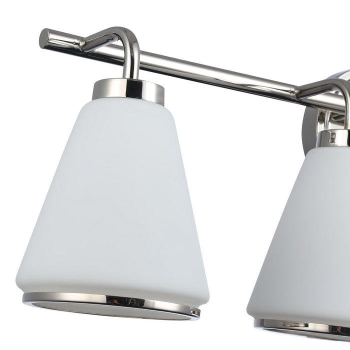 Artcraft AC12124PN Four Light Bathroom Vanity, Polished Nickel