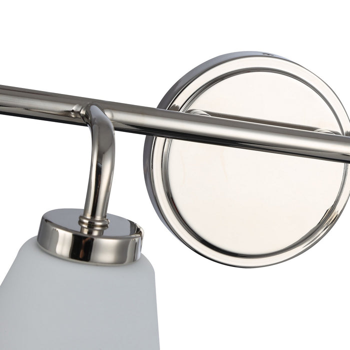 Artcraft AC12124PN Four Light Bathroom Vanity, Polished Nickel