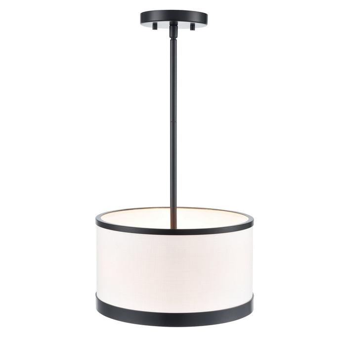 Artcraft AC12161BK Three Light Pendant, Black