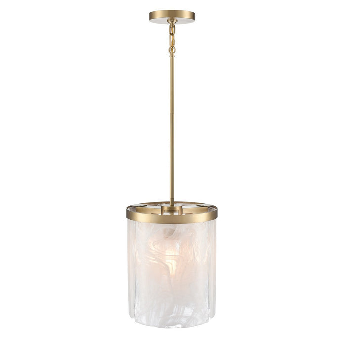 Artcraft AC12170BR Three Light Pendant, Brass