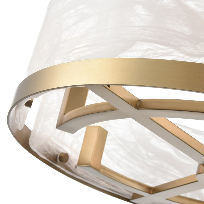 Artcraft AC12176BR Six Light Chandelier, Brass