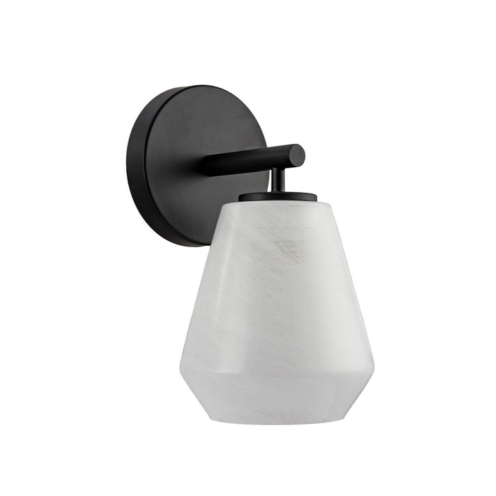 Artcraft AC12181BK One Light Wall Sconce, Black