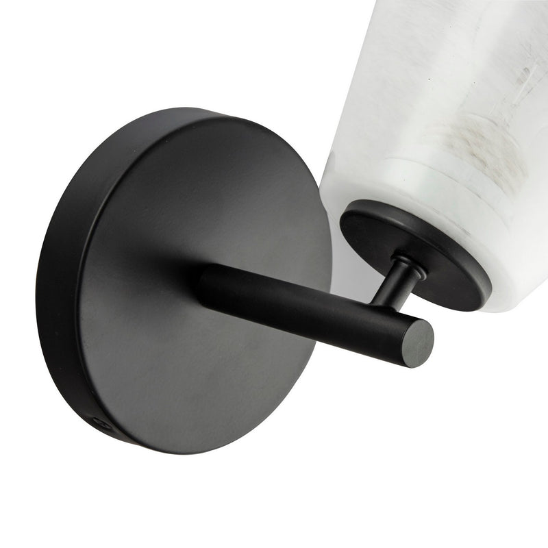 Artcraft AC12181BK One Light Wall Sconce, Black