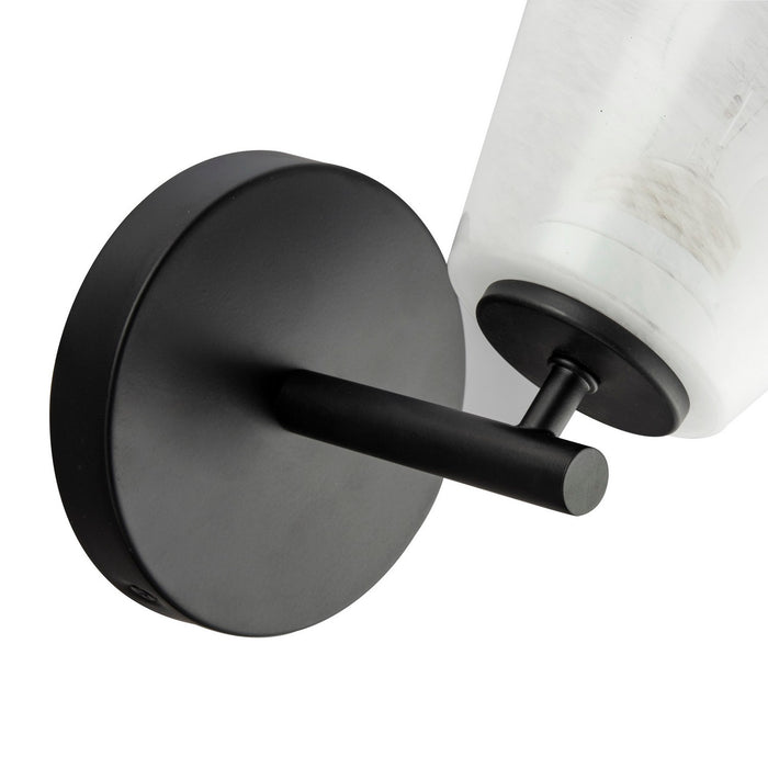 Artcraft AC12181BK One Light Wall Sconce, Black