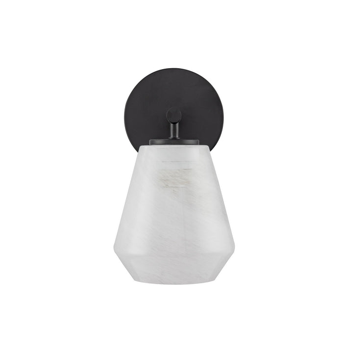 Artcraft AC12181BK One Light Wall Sconce, Black
