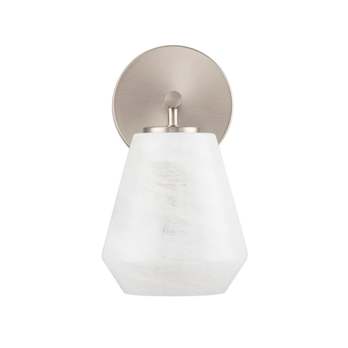 Artcraft AC12181BN One Light Wall Sconce, Brushed Nickel