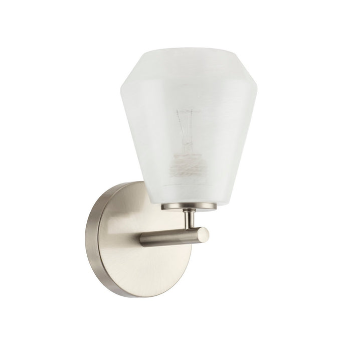 Artcraft AC12181BN One Light Wall Sconce, Brushed Nickel