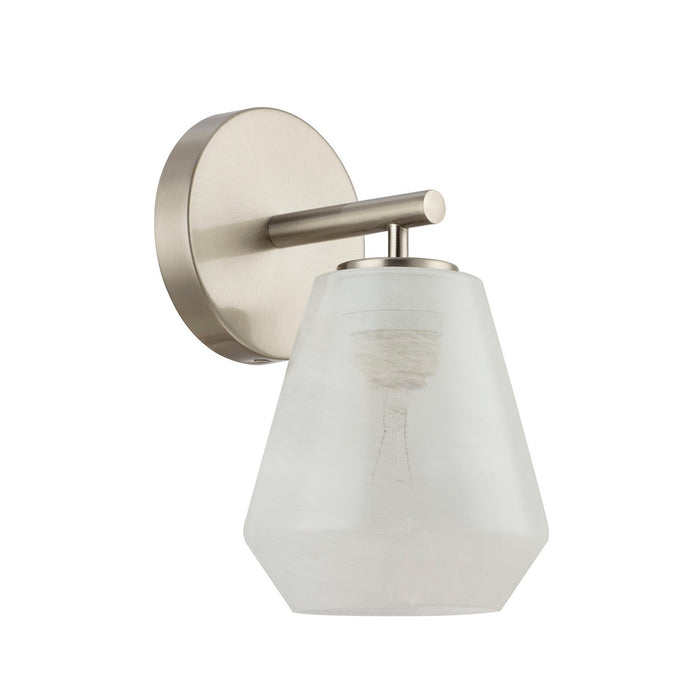 Artcraft AC12181BN One Light Wall Sconce, Brushed Nickel