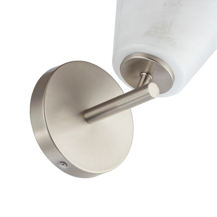 Artcraft AC12181BN One Light Wall Sconce, Brushed Nickel