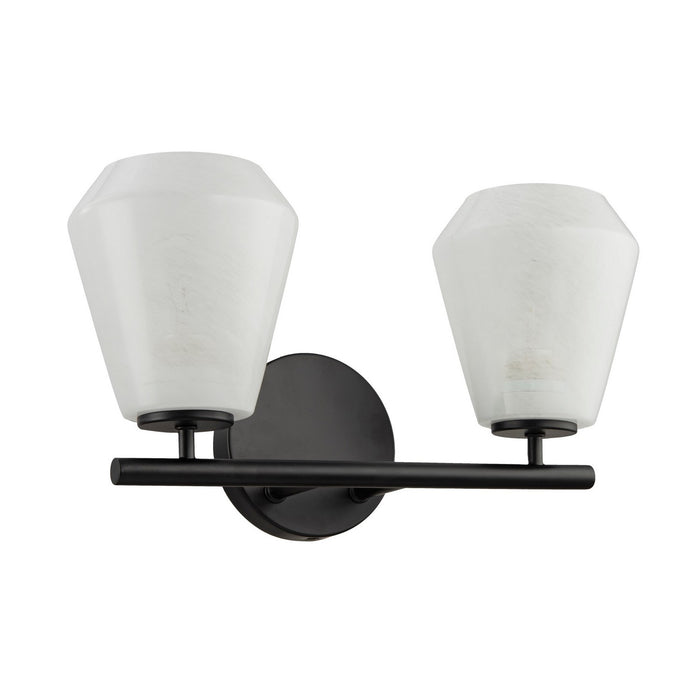 Artcraft AC12182BK Two Light Bathroom Vanity, Black