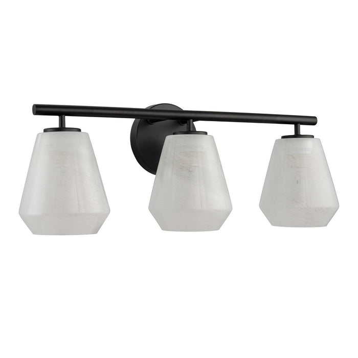 Artcraft AC12183BK Three Light Bathroom Vanity, Black