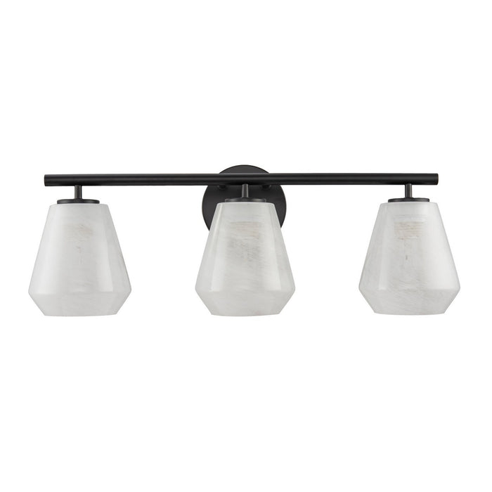 Artcraft AC12183BK Three Light Bathroom Vanity, Black