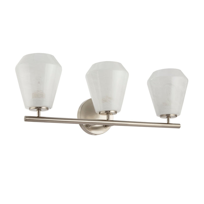 Artcraft AC12183BN Three Light Bathroom Vanity, Brushed Nickel